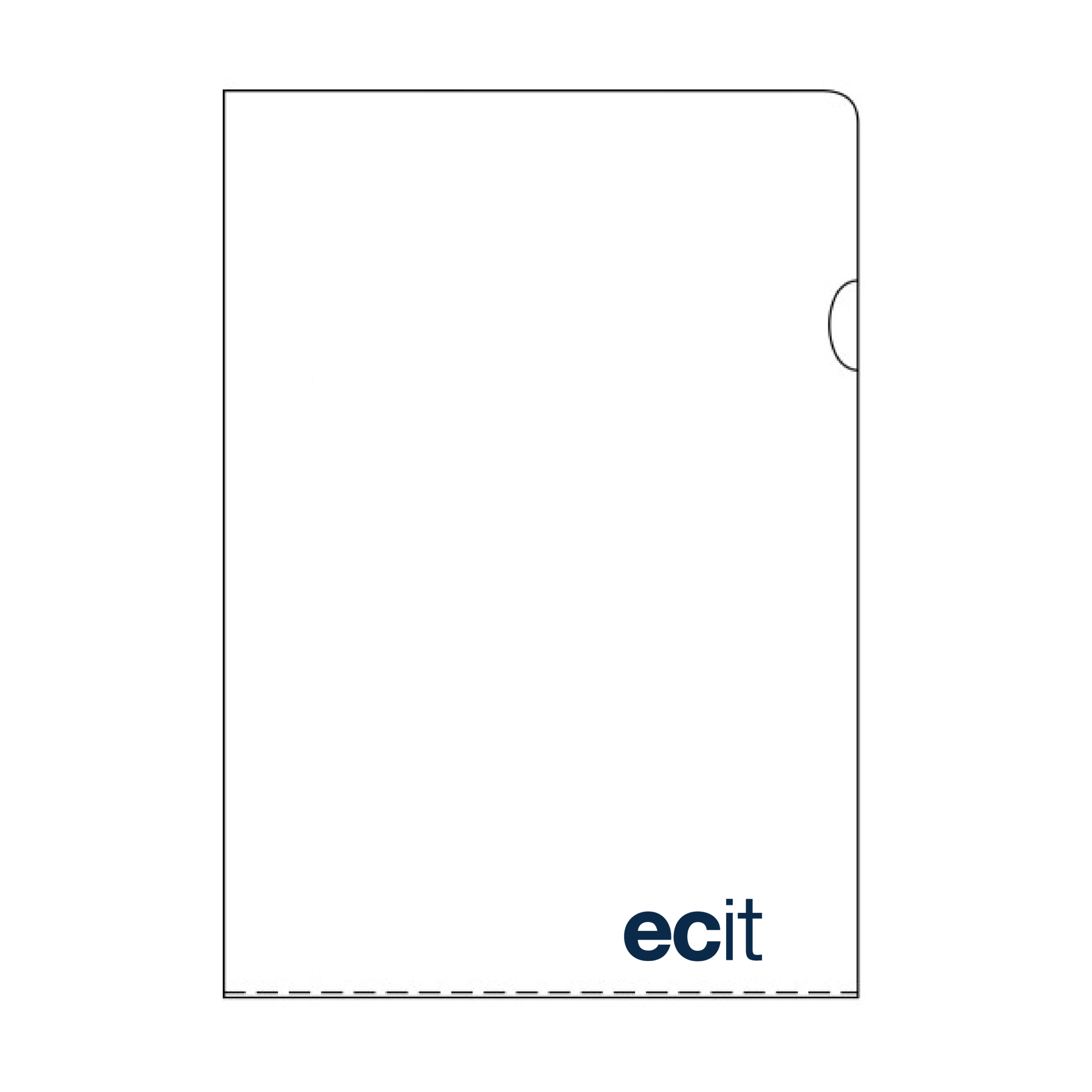Plastmapp A4 Glasklar 100st/fp